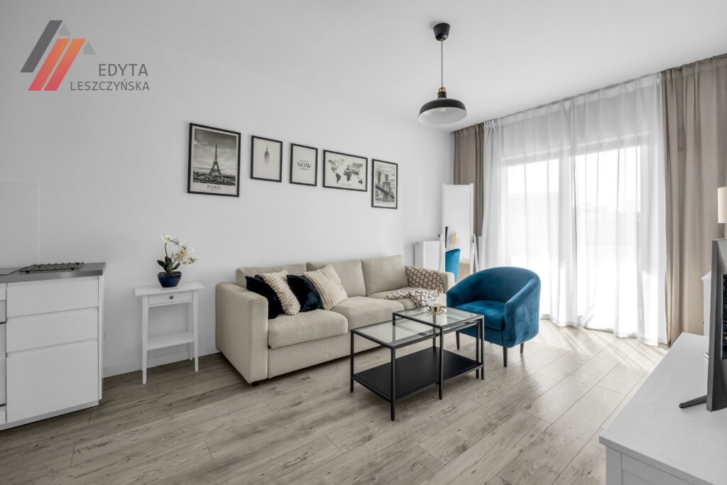 Jasne 2 pokoje mieszkanie Wilanów, balkon,garaż